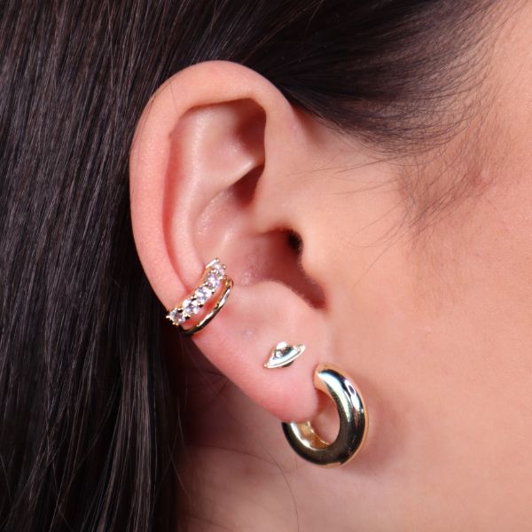Bold Gold Hoop Earrings